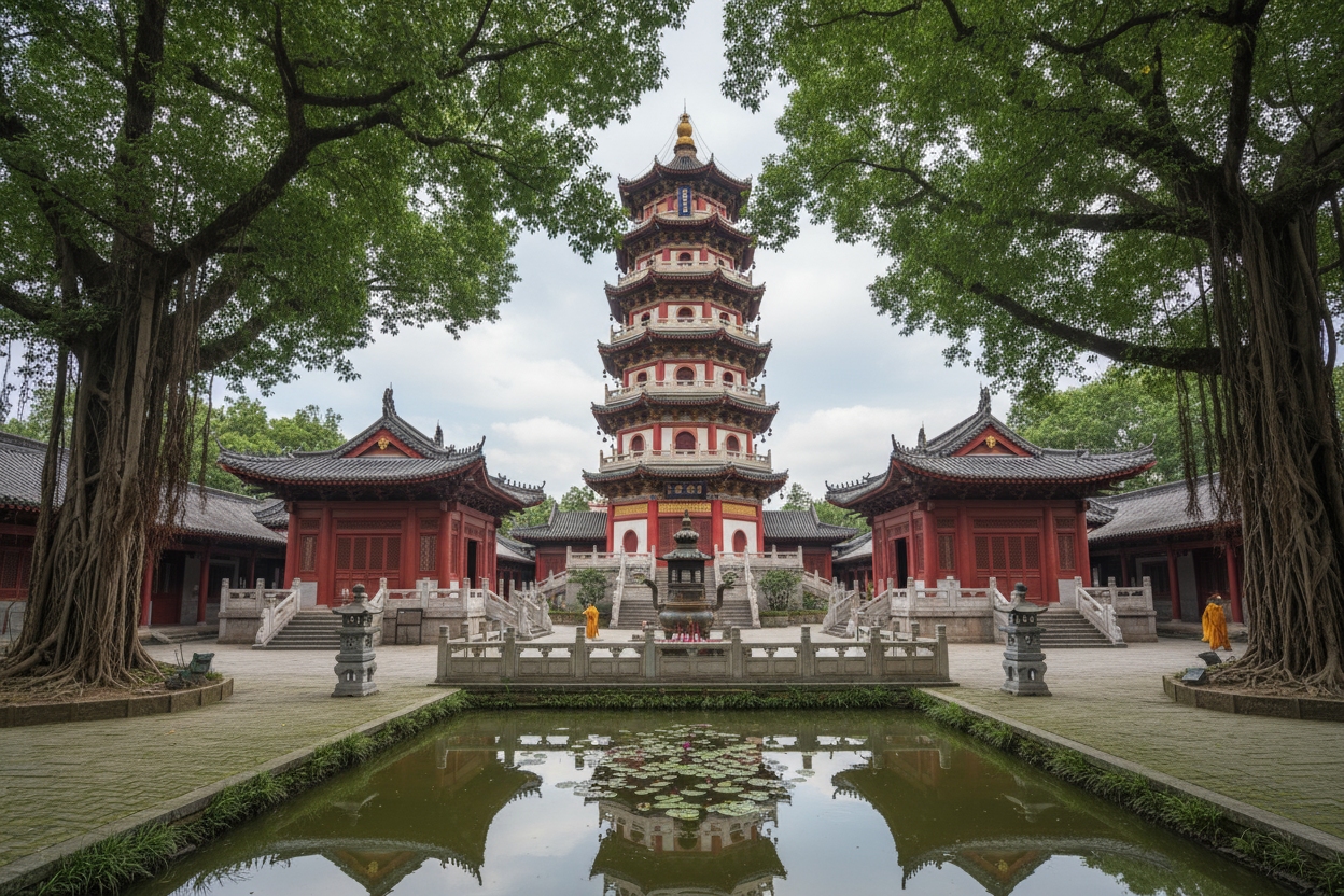Temple of the Six Banyan Trees ghanzhou