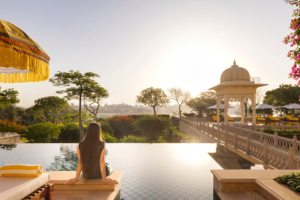 The Oberoi Udaivilas, Udaipur - Premier City Palace View Room with Semi-Private Pool